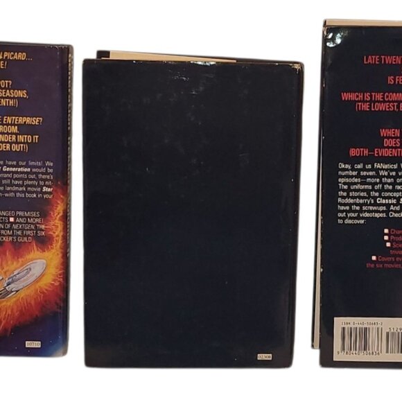 Nitpickers Guide Trekkers / Next Gen Star Trek HC 3 Books Phil Farrand Bonus - Picture 2 of 10